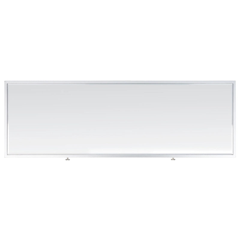 Coiffeuse à 2 tiroirs avec miroir et base en métal