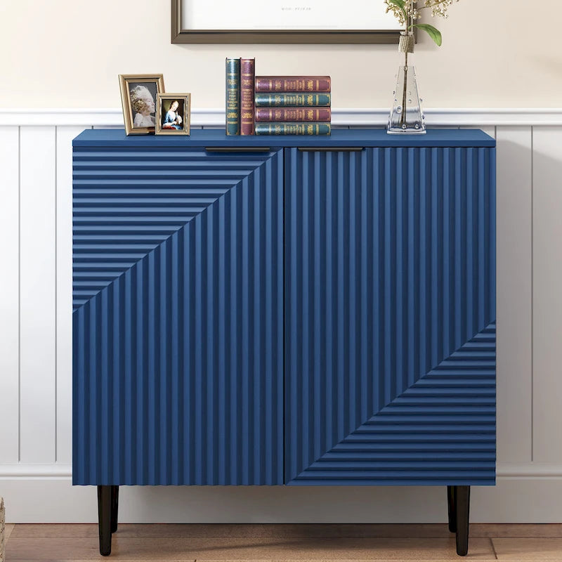 Armoire d'appoint moderne et minimaliste avec étagères réglables