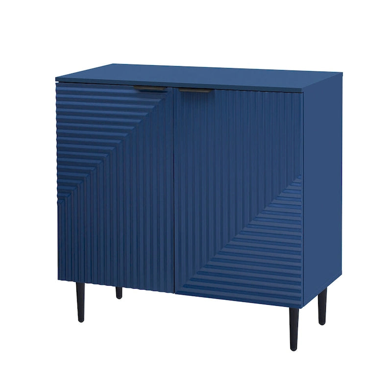 Armoire d'appoint moderne et minimaliste avec étagères réglables