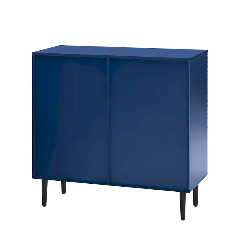 Armoire d'appoint moderne et minimaliste avec étagères réglables