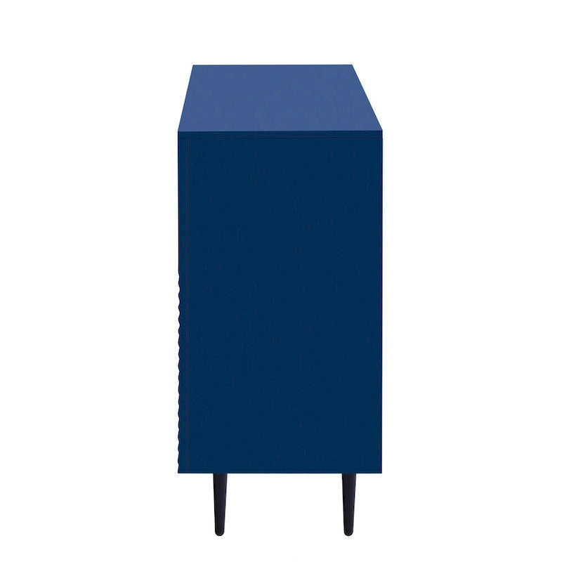Armoire d'appoint moderne et minimaliste avec étagères réglables