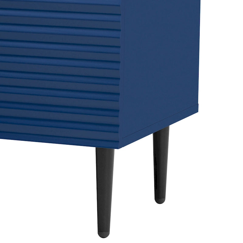 Armoire d'appoint moderne et minimaliste avec étagères réglables