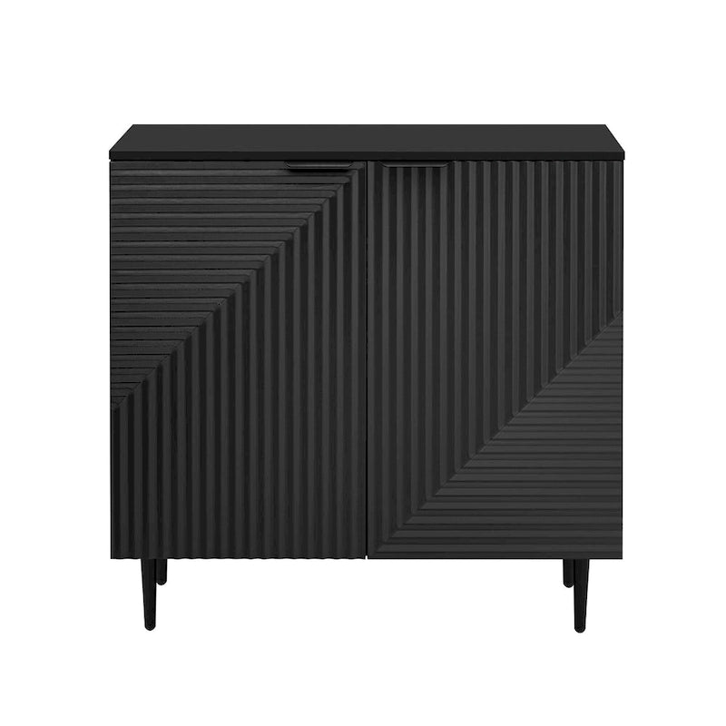 Armoire d'appoint moderne et minimaliste avec étagères réglables