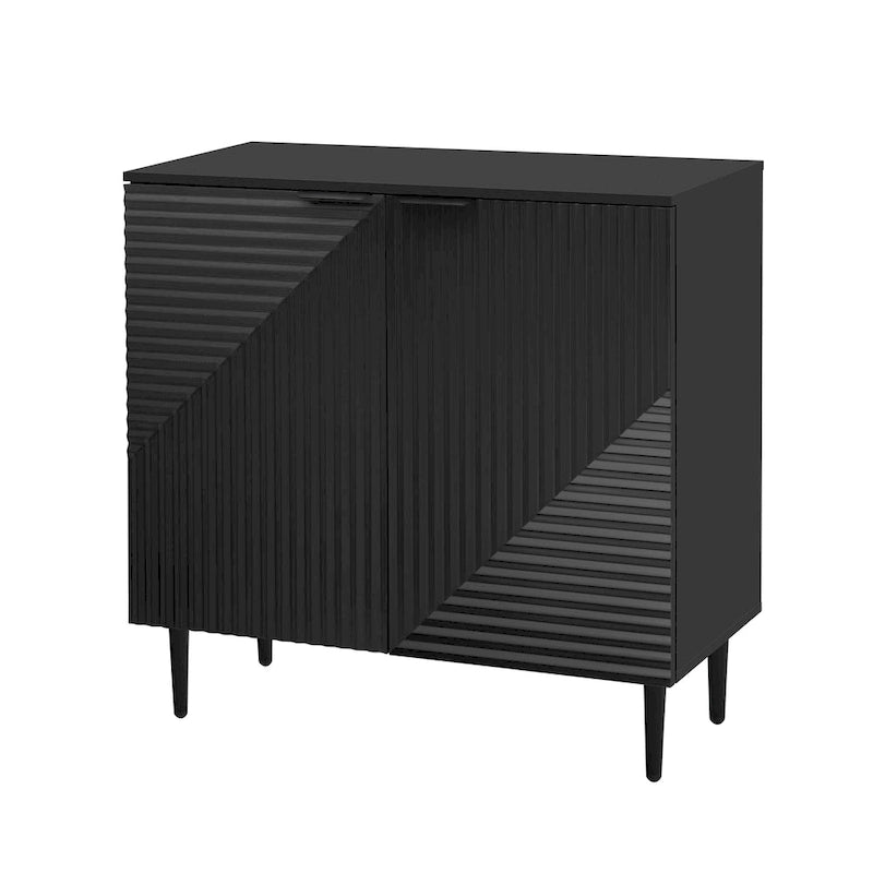 Armoire d'appoint moderne et minimaliste avec étagères réglables