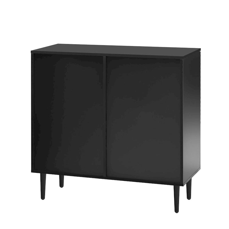 Armoire d'appoint moderne et minimaliste avec étagères réglables