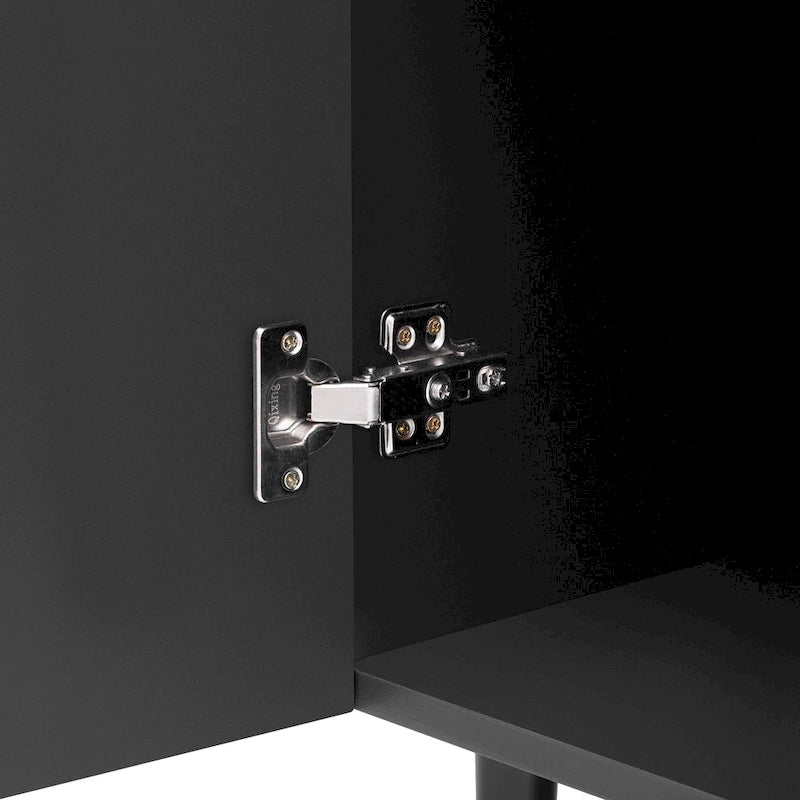 Armoire d'appoint moderne et minimaliste avec étagères réglables