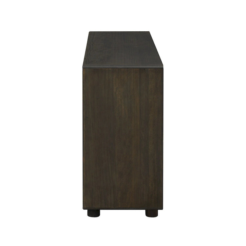 Console de style vintage avec 2 tiroirs et 2 étagères – Entrée et salon