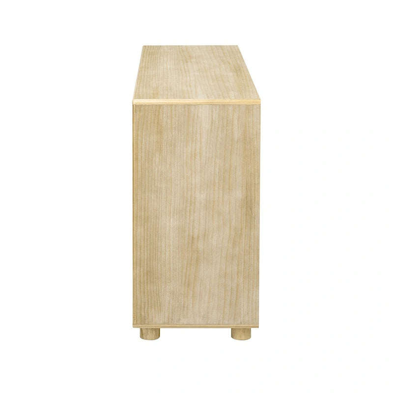 Console de style vintage avec 2 tiroirs et 2 étagères – Entrée et salon