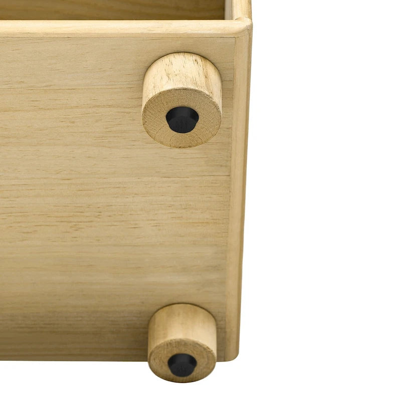Console de style vintage avec 2 tiroirs et 2 étagères – Entrée et salon