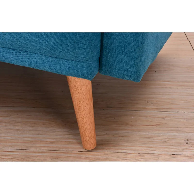 Futon de canapé-lit réglable à 3 positions avec revêtement en tissu