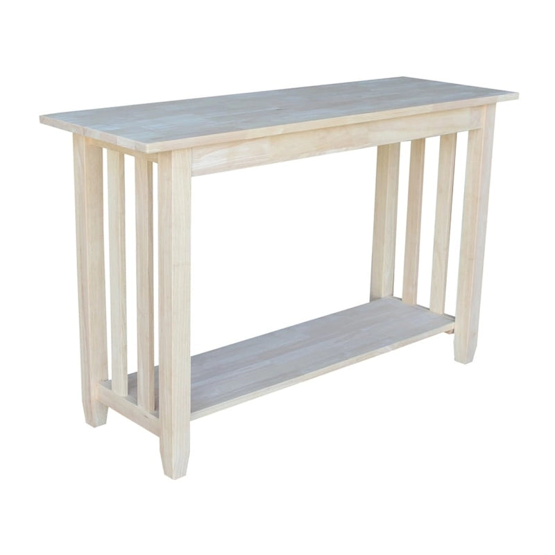 Console avec étagère inférieure