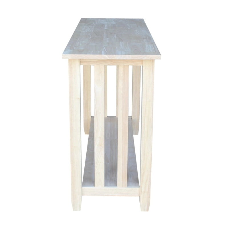 Console avec étagère inférieure