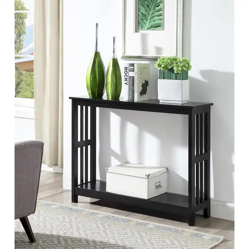 Console avec étagère inférieure