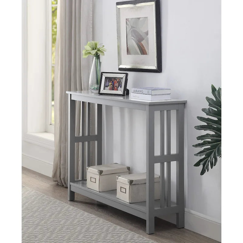 Console avec étagère inférieure