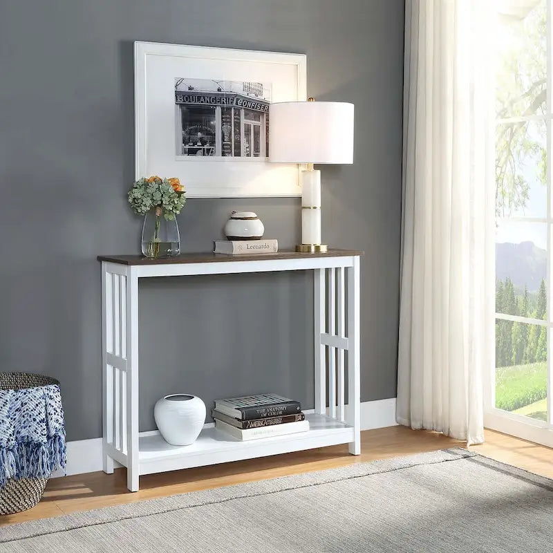 Console avec étagère inférieure