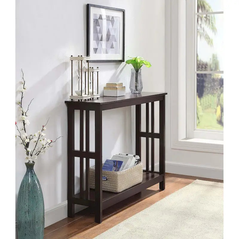 Console avec étagère inférieure