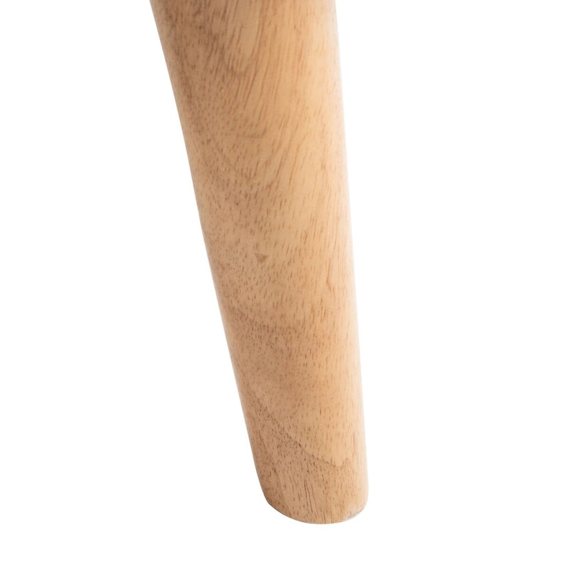 Canapé-lit futon pliable avec oreiller et revêtement en tissu aspect lin capitonné – Pieds en bois naturel
