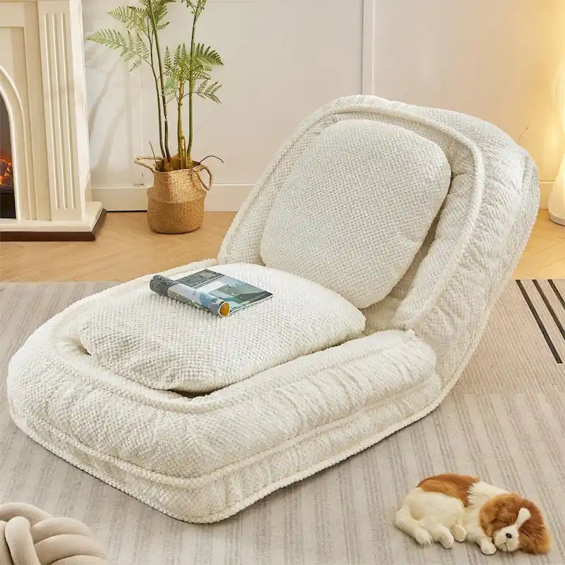 Fauteuil de sol pliable avec 5 positions réglables