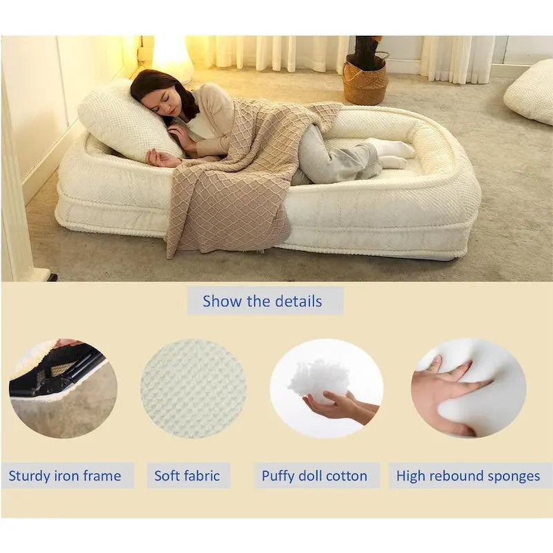Fauteuil de sol pliable avec 5 positions réglables