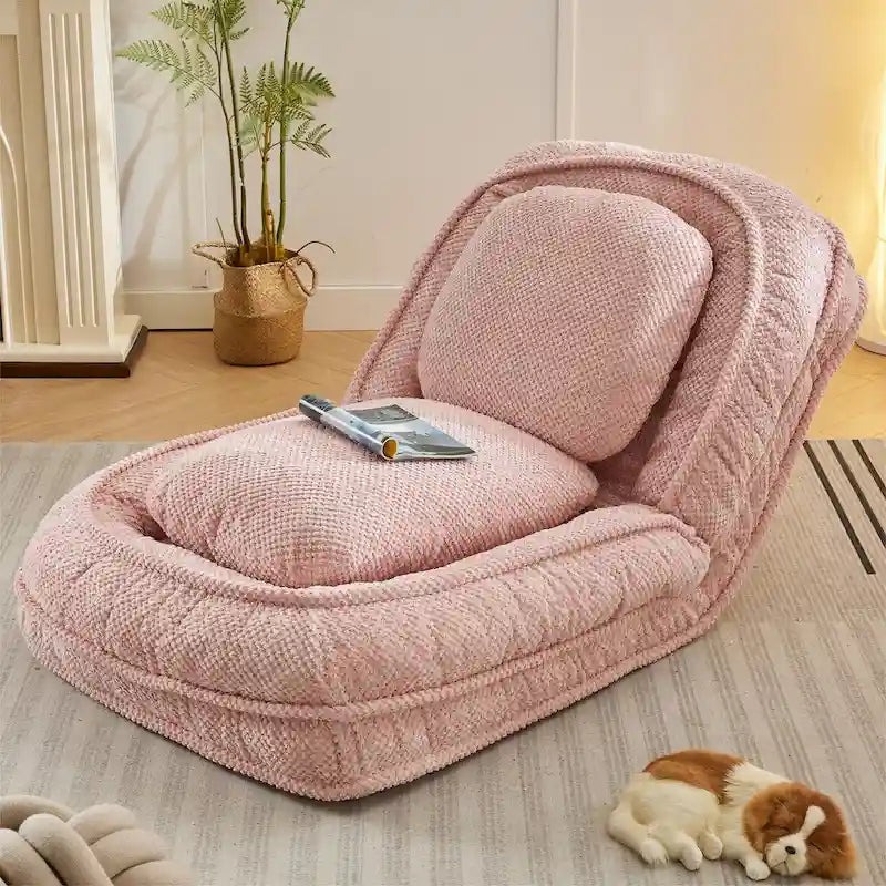 Fauteuil de sol pliable avec 5 positions réglables