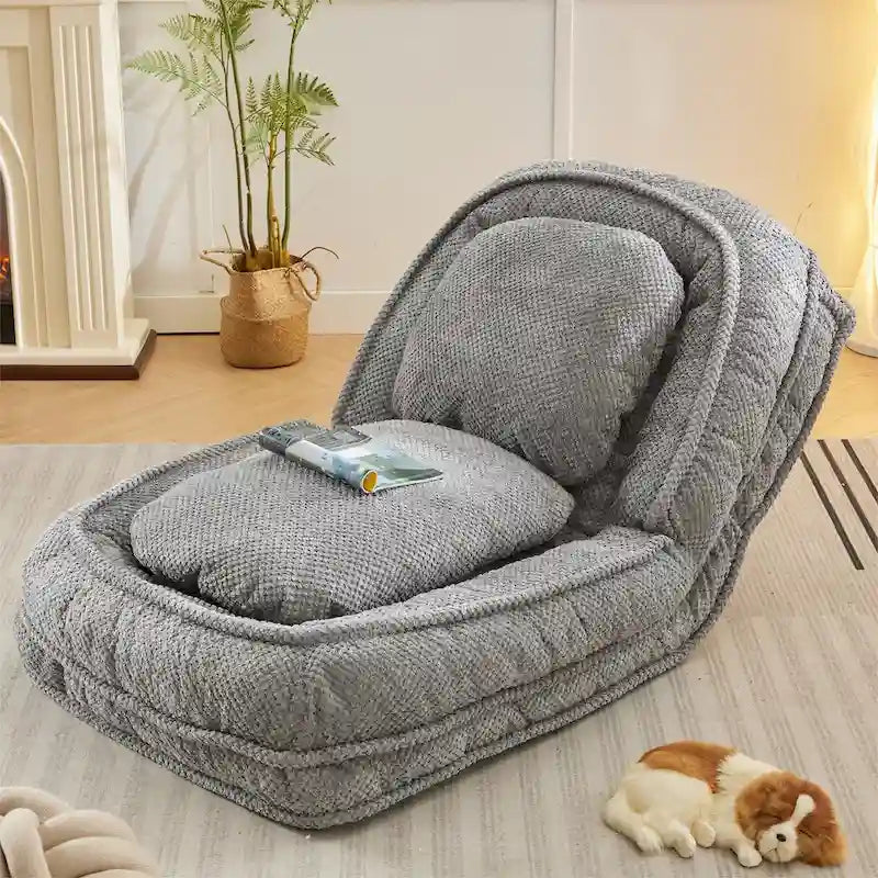 Fauteuil de sol pliable avec 5 positions réglables