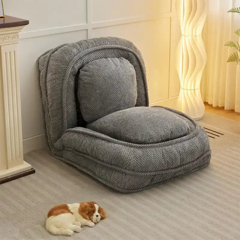 Fauteuil de sol pliable avec 5 positions réglables