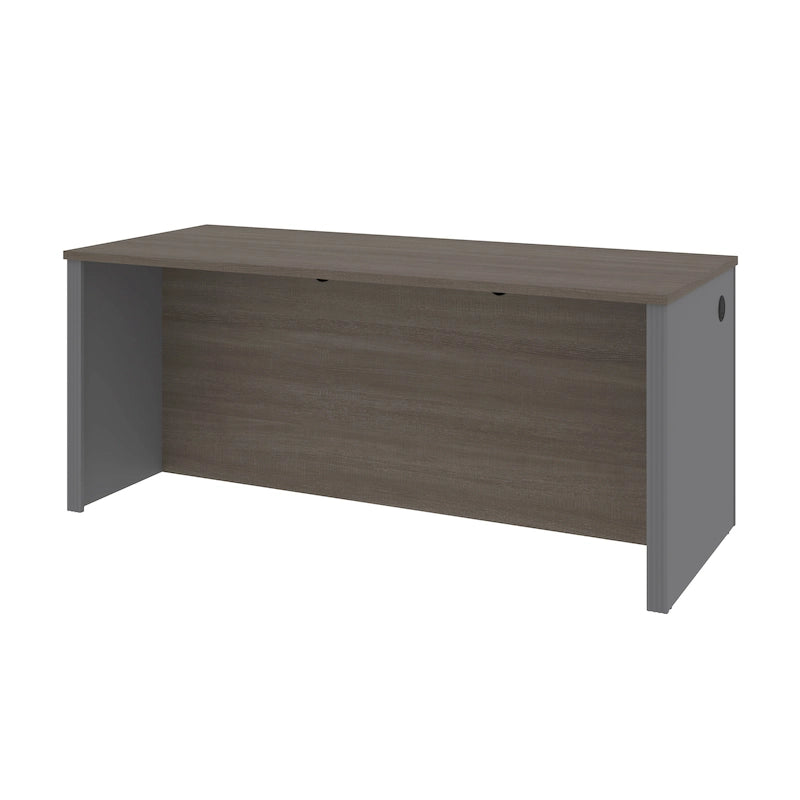 Coque de bureau de qualité commerciale de 183 cm de large avec gestion des câbles