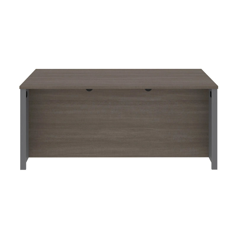 Coque de bureau de qualité commerciale de 183 cm de large avec gestion des câbles